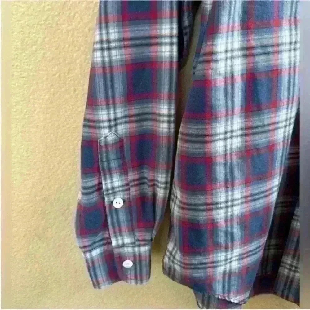 Vintage Polo Ralph Lauren “Authentic Dungarees" Plaid Shirt Size Large EUC! - Picture 5 of 6